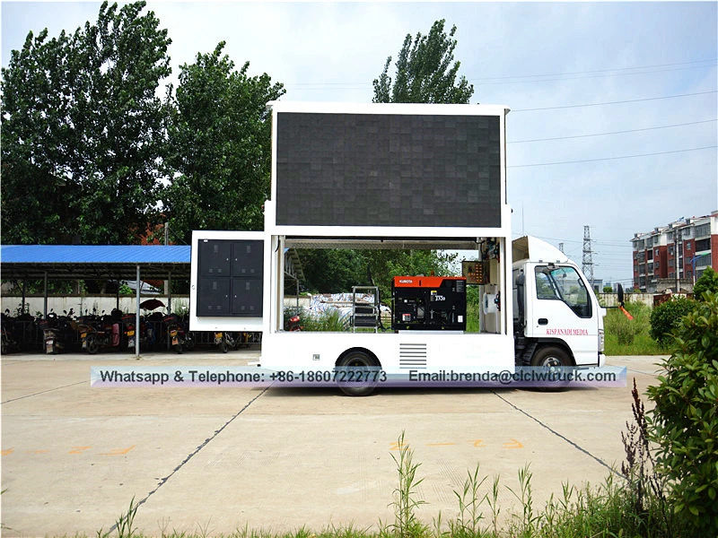 ISUZU BRAND 4*2 price of mobile LED truck