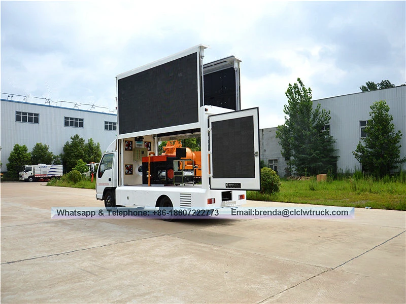 ISUZU BRAND 4*2 price of mobile LED truck