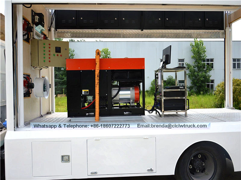 ISUZU BRAND 4*2 price of mobile LED truck