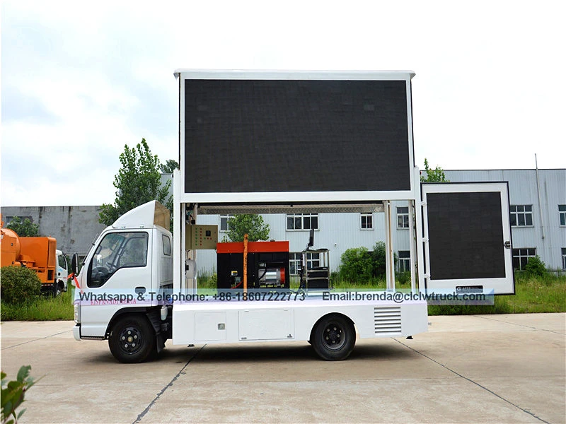 ISUZU BRAND 4*2 price of mobile LED truck