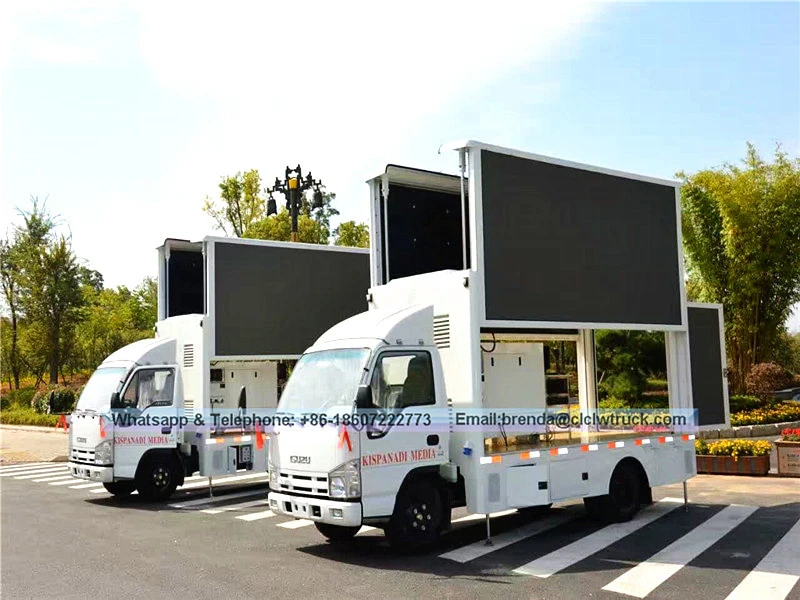 ISUZU ब्रांड मोबाइल एलईडी ट्रक (P4, P5, P6), SMD स्क्रीन प्लेट