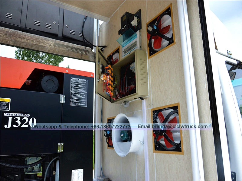 ISUZU ब्रांड मोबाइल एलईडी ट्रक (P4, P5, P6), SMD स्क्रीन प्लेट