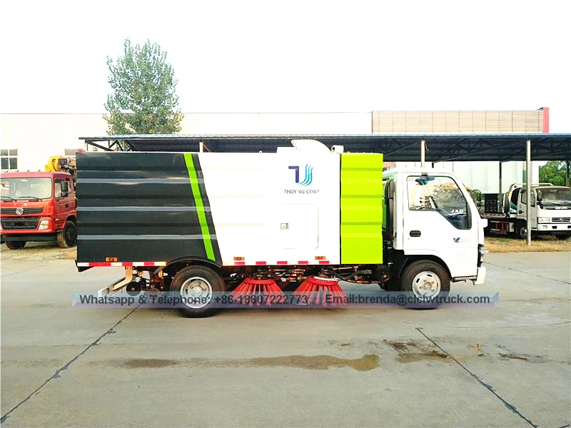 Isuzu Brand Small Road Sweeper Truck