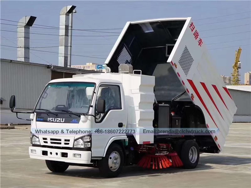 الصين Isuzu Road Sweeper Truck Worderies ، Isuzu Sweeper Truck Morners.شاحنة كاسحة الطريق للبيع الصانع