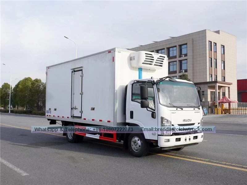 中国 Isuzu 3-6吨迷你冰箱卡车 制造商