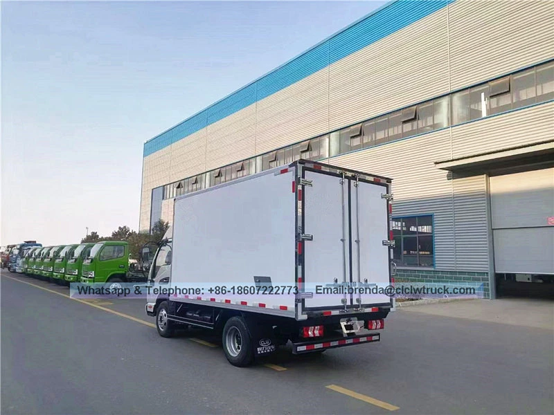 JAC 1-3T insulated panel mini refrigerated box truck