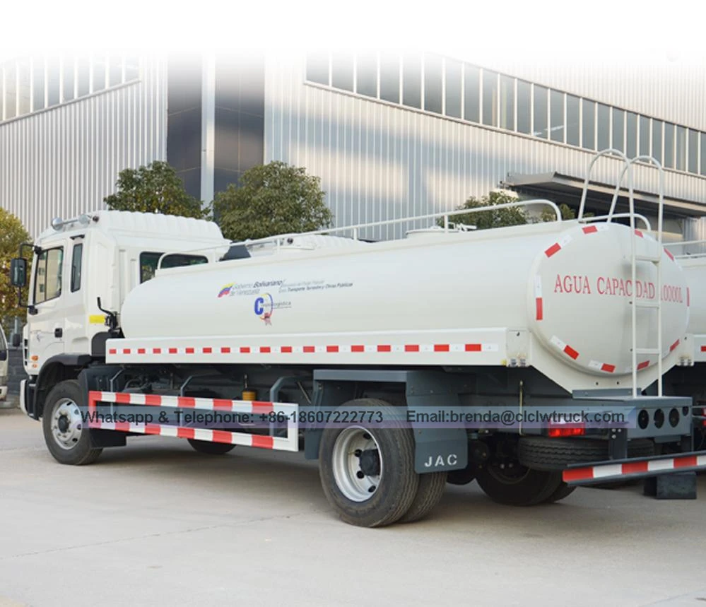 JAC 4x2 10000Liter water tank truck