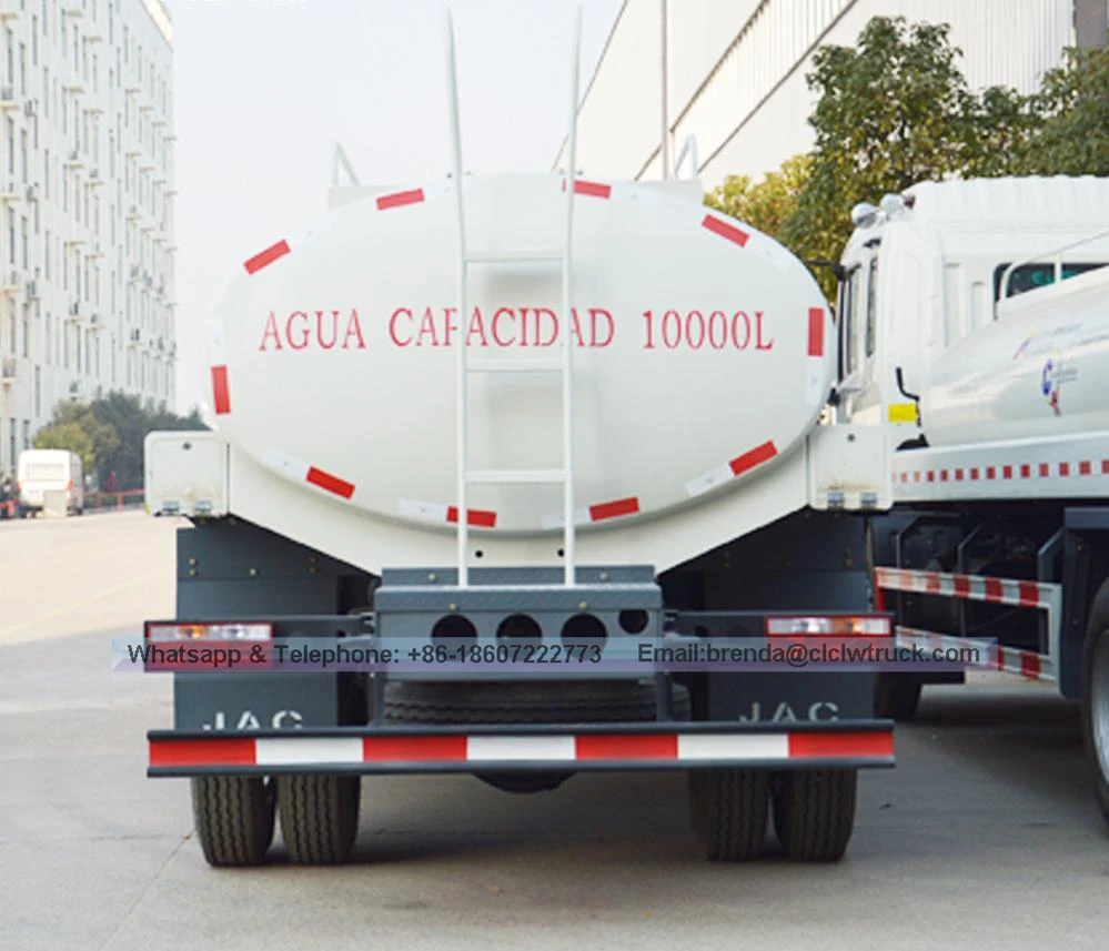 JAC 4x2 10000Liter water tank truck
