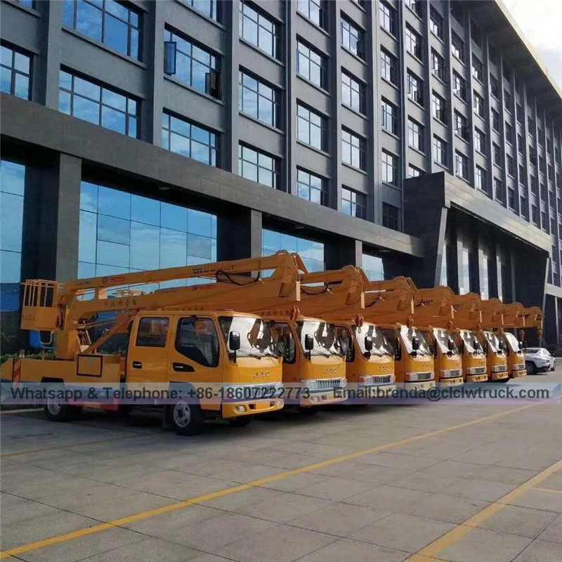 Xe tải nâng Jac xô, nhà cung cấp Cherry Picker China, nhà sản xuất xe tải làm việc trên cao
