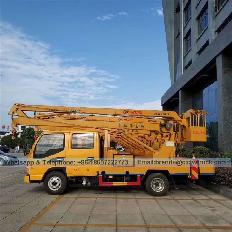 Xe tải nâng Jac xô, nhà cung cấp Cherry Picker China, nhà sản xuất xe tải làm việc trên cao