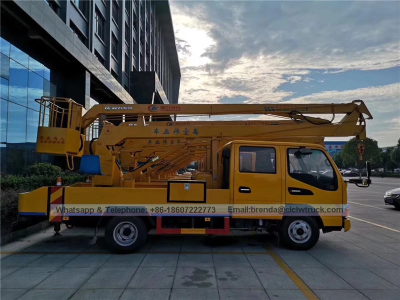 Xe tải nâng Jac xô, nhà cung cấp Cherry Picker China, nhà sản xuất xe tải làm việc trên cao