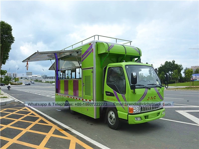 ประเทศจีน รถบรรทุกอาหาร JAC Mobile พร้อมบริการด่วน ผู้ผลิต