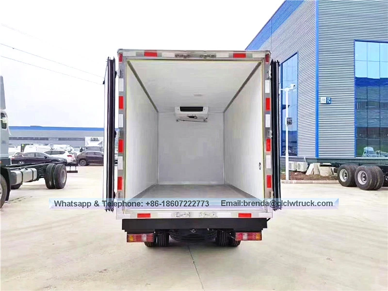 Pembekal trak peti sejuk JAC China, trak kargo peti sejuk 3 tan, trak peti sejuk CNG/enjin petrol, trak peti sejuk mini