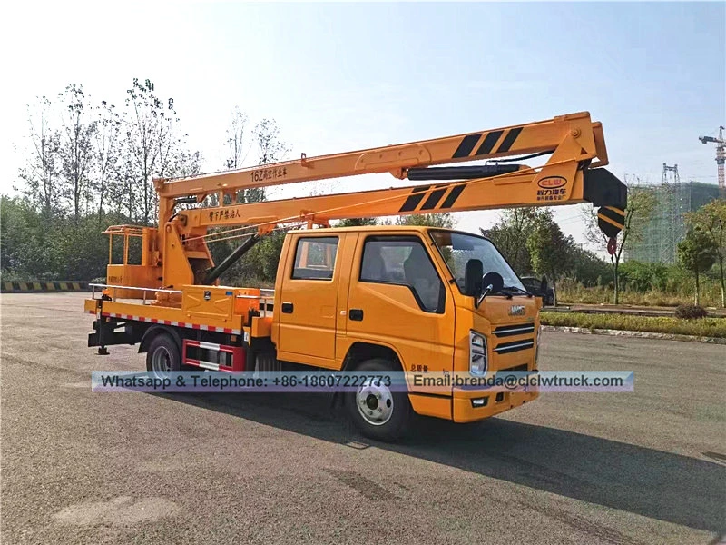 JMC Aerial Lift Truck Supplier, China JMC High Working Truck Tagagawa, 16 Meter Aerial Working Truck For Sale