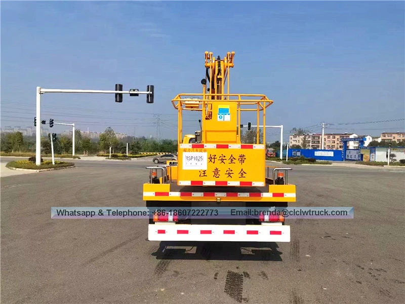 JMC Aerial Lift Truck Supplier, China JMC High Working Truck Tagagawa, 16 Meter Aerial Working Truck For Sale