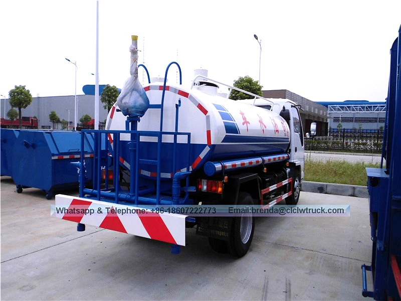 ISUZU water truck 5000liter,mini ISUZU Japan water tank truck,Japanse water truck supplier