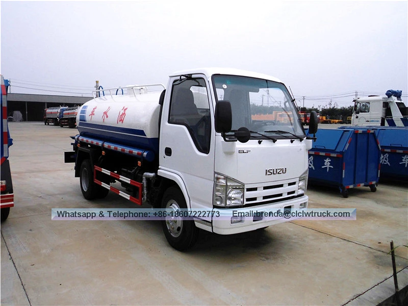 ISUZU water truck 5000liter,mini ISUZU Japan water tank truck,Japanse water truck supplier