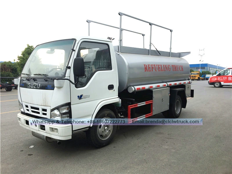Nhật Bản ISUZU 6CBM Xe tải nhiên liệu /xe tải nhiên liệu