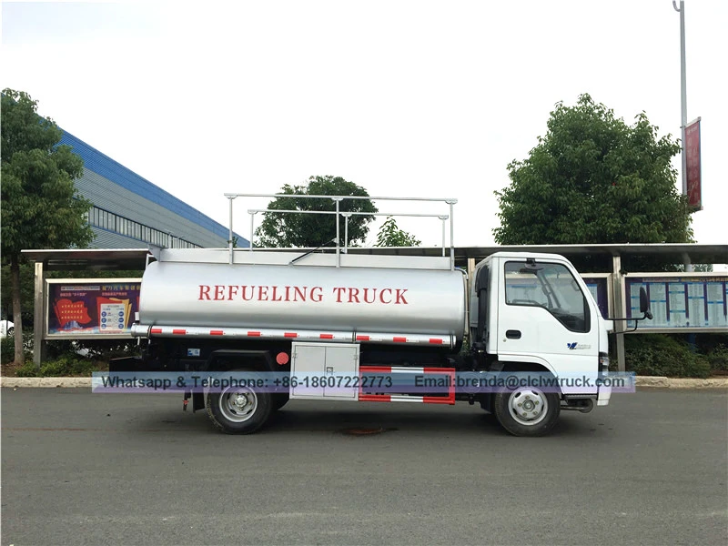 Nhật Bản ISUZU 6CBM Xe tải nhiên liệu /xe tải nhiên liệu