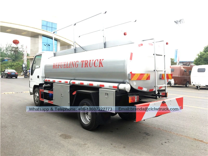 Nhật Bản ISUZU 6CBM Xe tải nhiên liệu /xe tải nhiên liệu