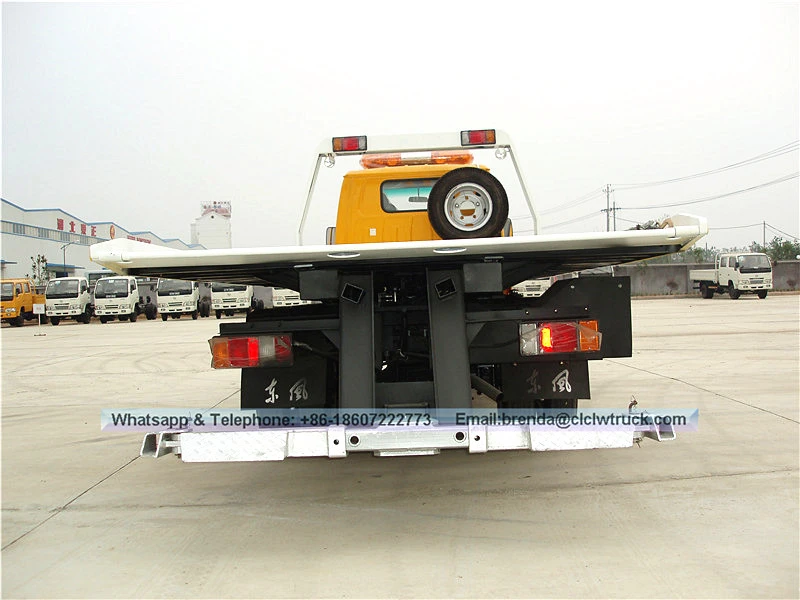 Japan Isuzu 3-5ton 600p flatbed wrecker truck