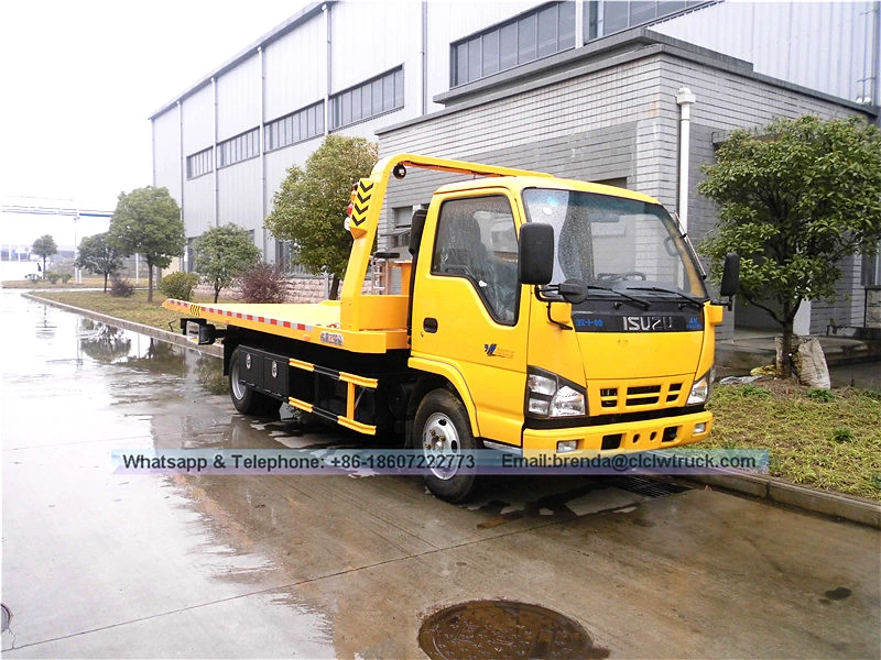 الشاحنة اليابانية Isuzu Tow Truck 4TON ، مورد شاحنة القطر اليابانية ، شاحنة سحب ISUZU للبيع