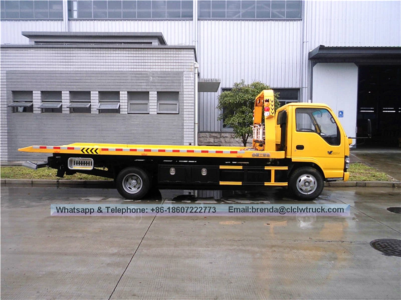 الشاحنة اليابانية Isuzu Tow Truck 4TON ، مورد شاحنة القطر اليابانية ، شاحنة سحب ISUZU للبيع