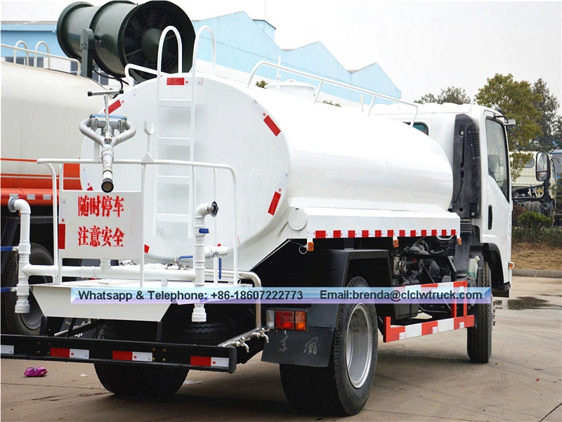 Caminhão de água japonês Isuzu 5000liter, 4x2 Japan Isuzu Water Tank Truck, Mini Japan Water Tank Truck Supplier