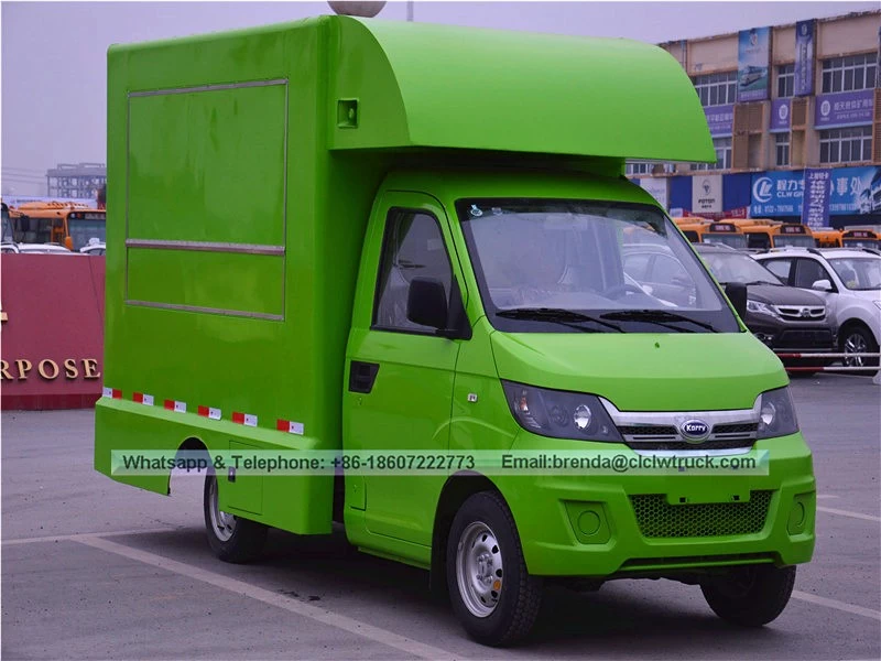 Trung Quốc xe tải Karry nhỏ thức ăn, xe tải thực phẩm di động, kem cung cấp xe tải thực phẩm nhà chế tạo