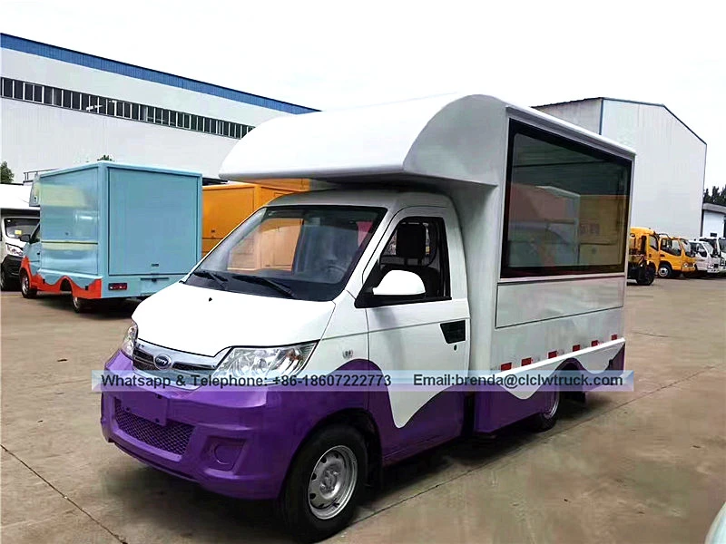 Karry mobile food truck supplier sa China, ice cream trak ng pagkain tagagawa sa Tsina, snack truck