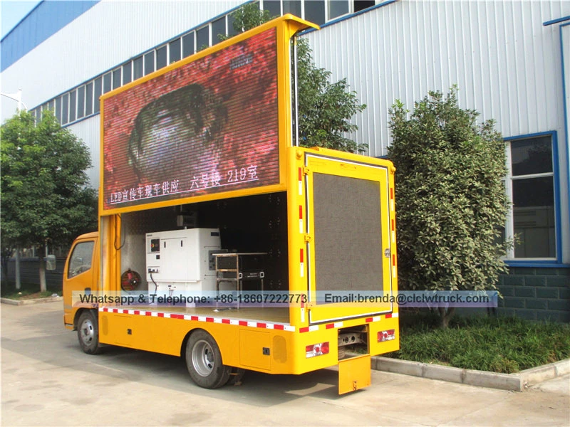 最新的DFAC移动LED广告卡车