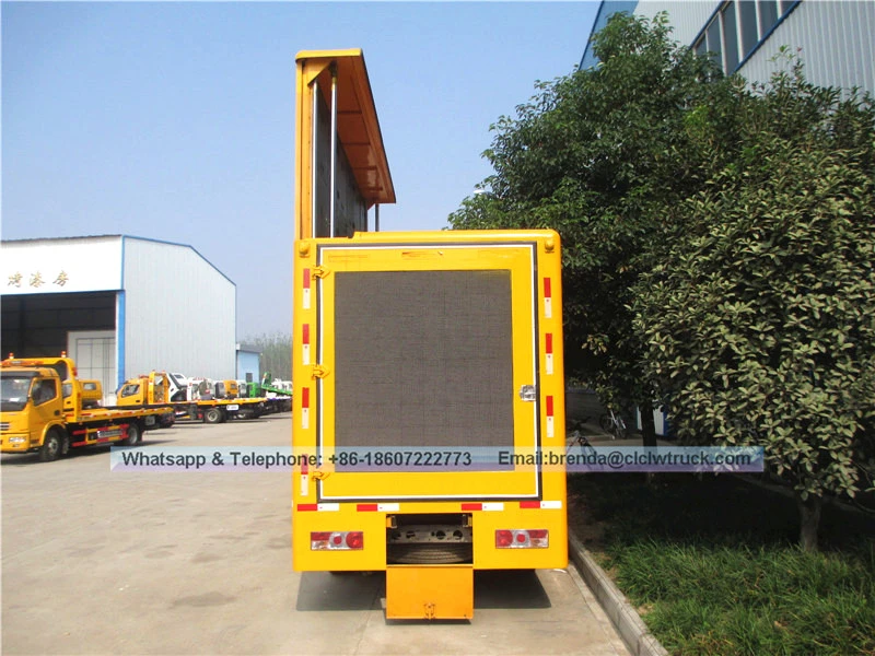 最新的DFAC移动LED广告卡车