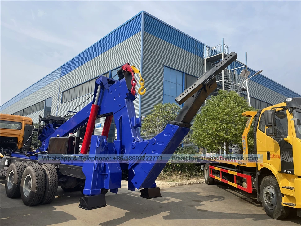 Bagong disenyo na isinama 30tons wrecker truck body rotator wrecker towing truck