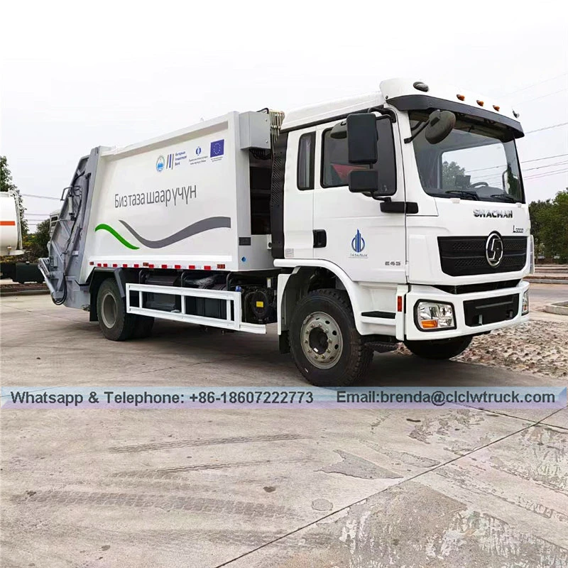 شاحنة Shacman 14 CBM Compactor Garbage