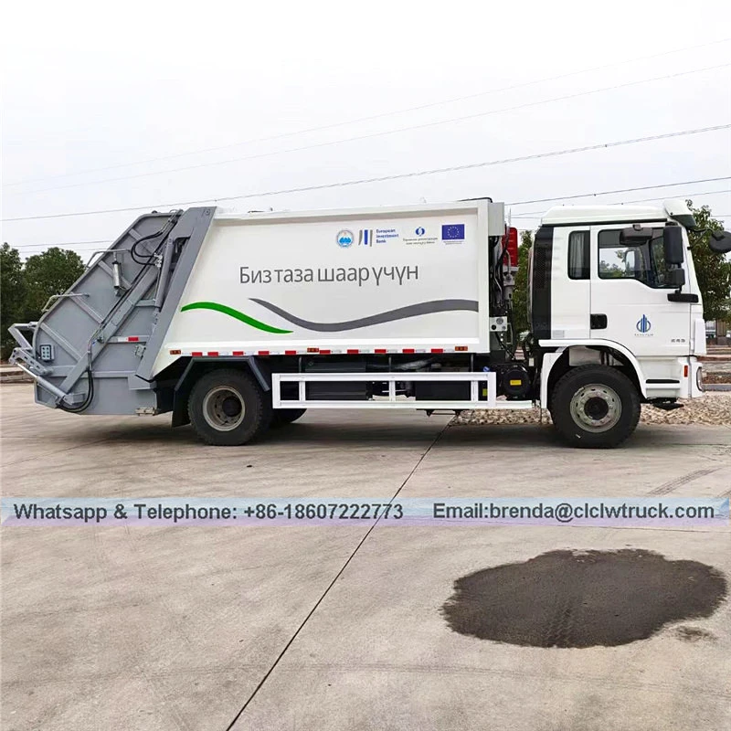 شاحنة Shacman 14 CBM Compactor Garbage