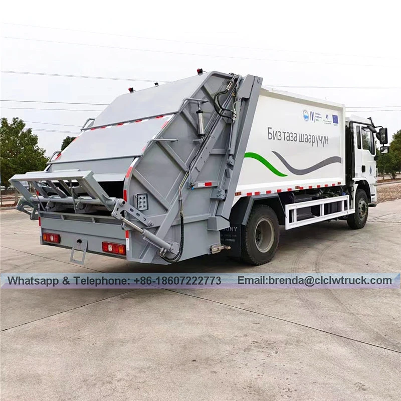 شاحنة Shacman 14 CBM Compactor Garbage