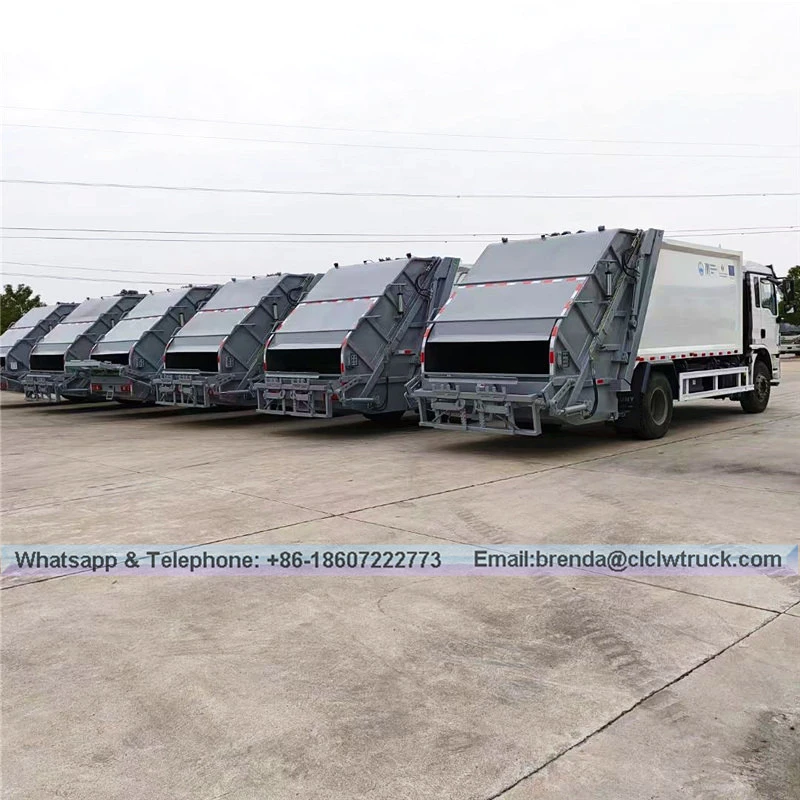 شاحنة Shacman 14 CBM Compactor Garbage