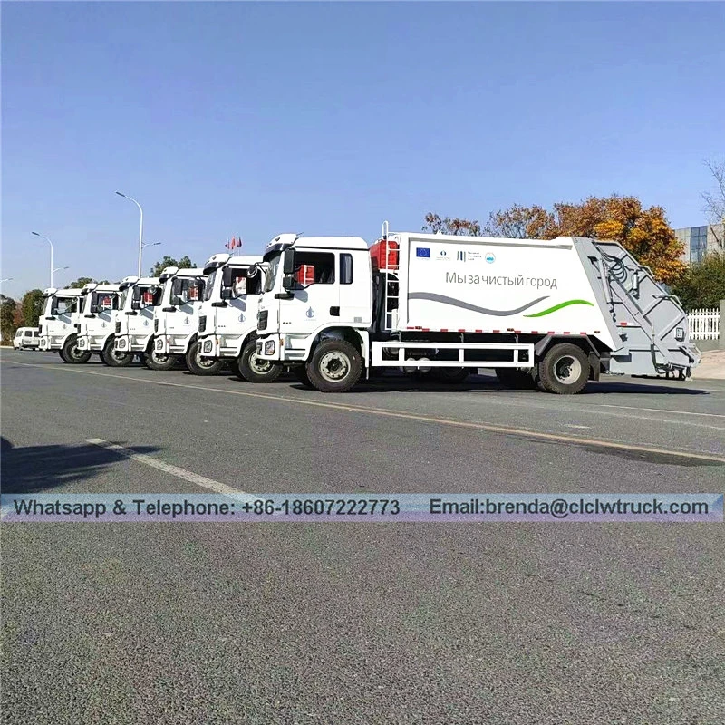 شاحنة Shacman 14 CBM Compactor Garbage