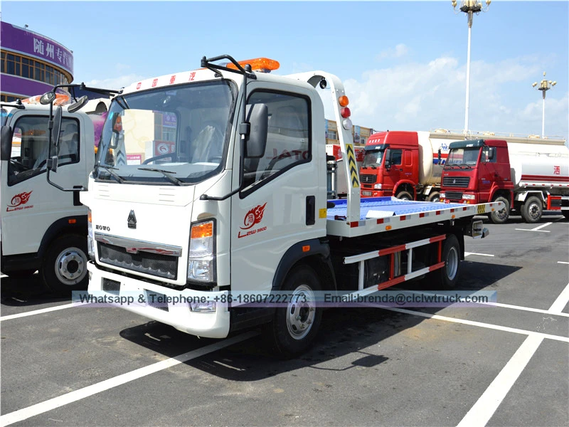 Sinotruk Howo 3-5ton Road Wrecker Truck，Howo 4x2 Road Wrecker卡车供应商