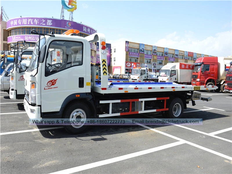 Sinotruk Howo 3-5ton Road Wrecker Truck，Howo 4x2 Road Wrecker卡车供应商