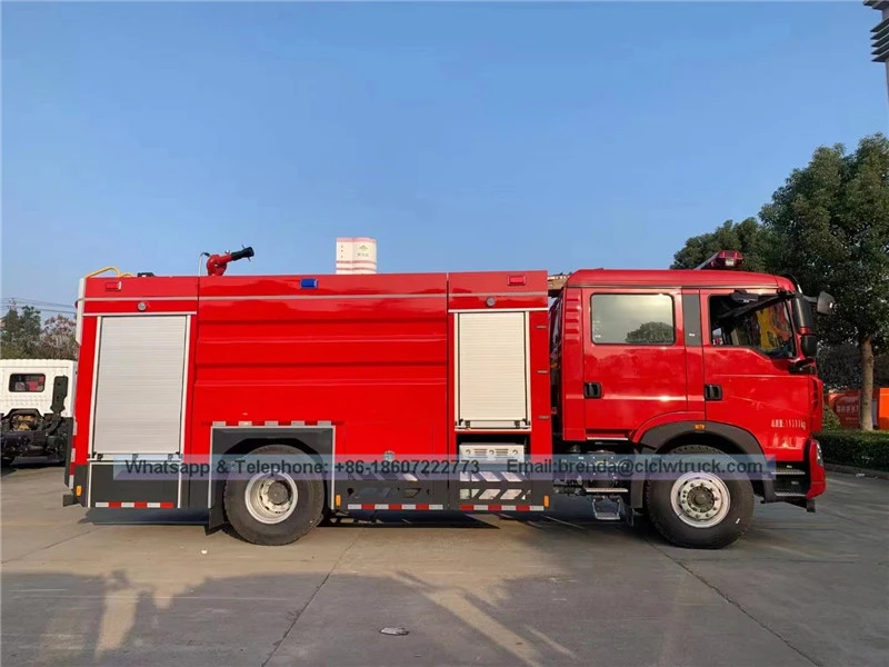 Sinotruk Howo 4x2 6000Liter Foam Fire Truck