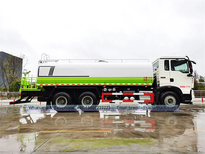 Sinotruk Howo 6x4 4400 GAL 20000 LITER水车