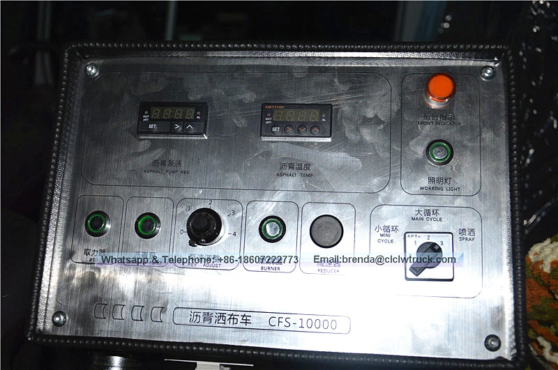 Sinotruck Asphalt กระจายรถบรรทุกรถบรรทุก 8000 ลิตร