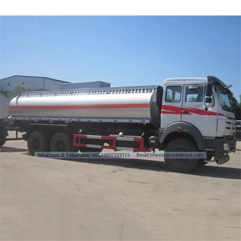 Giá nhà máy North Benz Beiben 6x4 6x6 8x4 25cbm xe tải chở dầu để bán