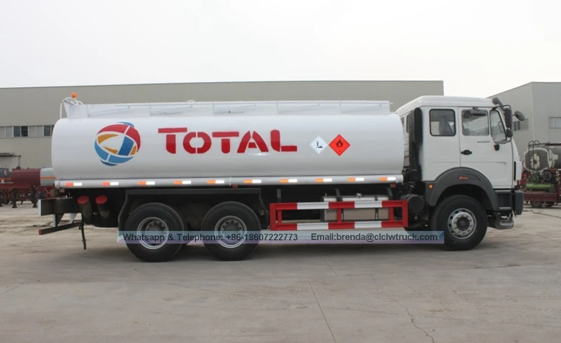 Giá nhà máy North Benz Beiben 6x4 6x6 8x4 25cbm xe tải chở dầu để bán