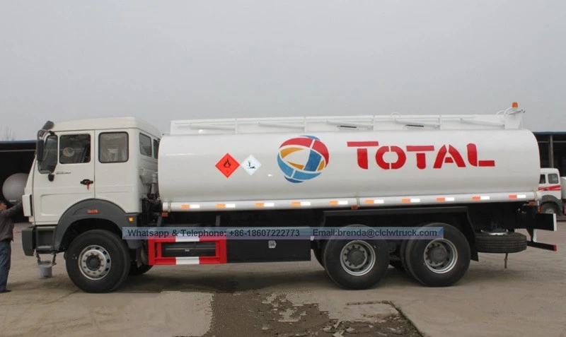 Giá nhà máy North Benz Beiben 6x4 6x6 8x4 25cbm xe tải chở dầu để bán