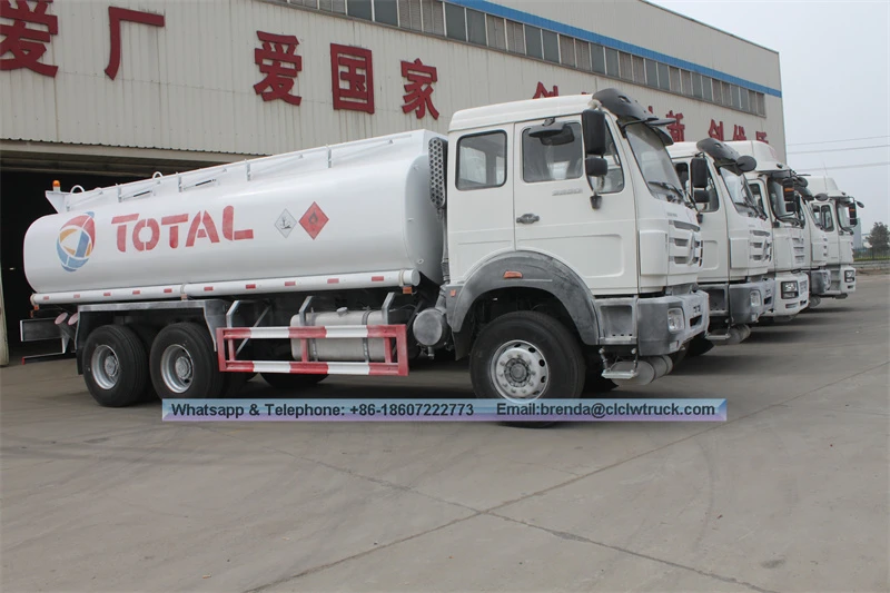 Giá nhà máy North Benz Beiben 6x4 6x6 8x4 25cbm xe tải chở dầu để bán