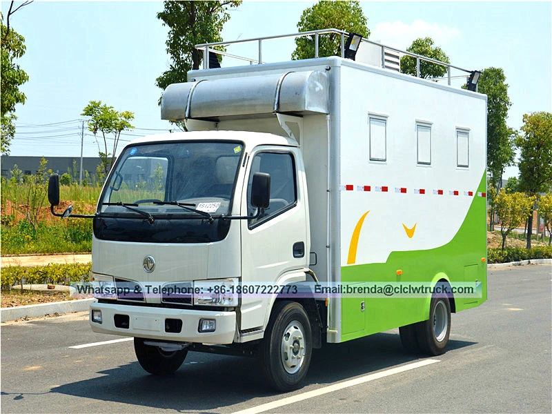 2017 fashionable DONGFENG mobile fast food truck para sa pagbebenta sa Kuwait