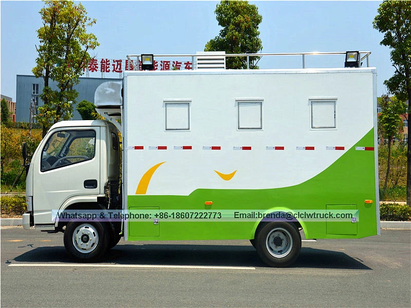 2017 fashionable DONGFENG mobile fast food truck para sa pagbebenta sa Kuwait
