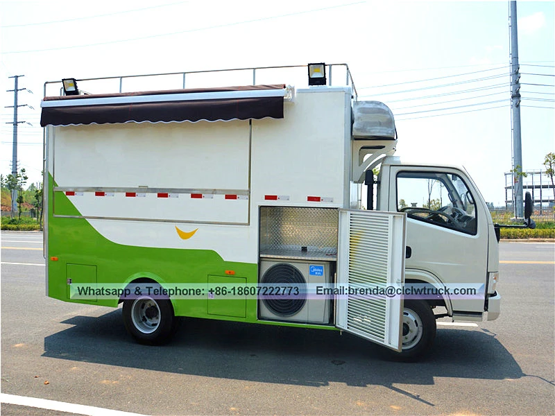 2017 fashionable DONGFENG mobile fast food truck para sa pagbebenta sa Kuwait